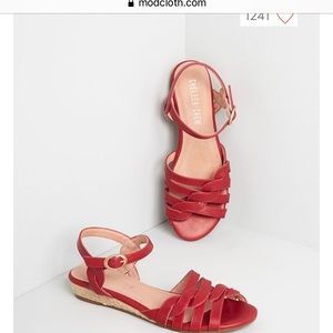 ModCloth Red Sandals